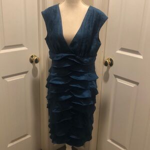 Metallic Blue Dress